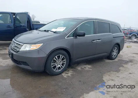 2012 Honda Odyssey Ex-L from USA, damaged, VIN 5FNRL5H65CB069843